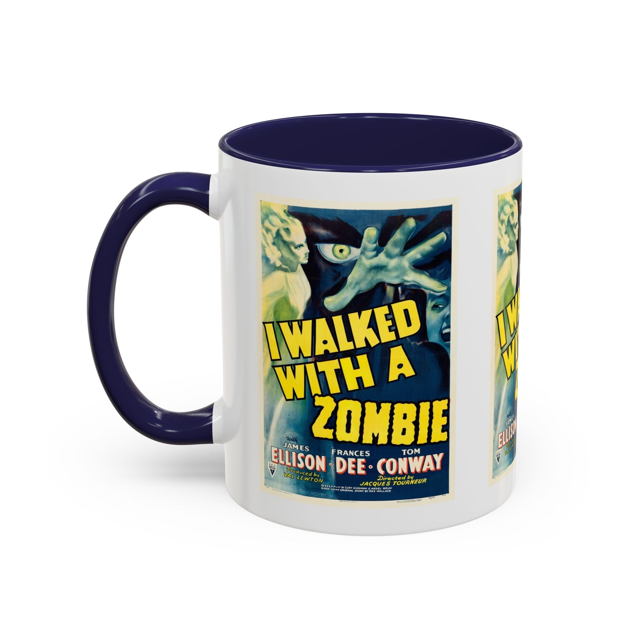 Cult Classic Movie Poster Art Accent Coffee Mug (11, 15oz) - I Walked With A Zombie 1943 - POPvault