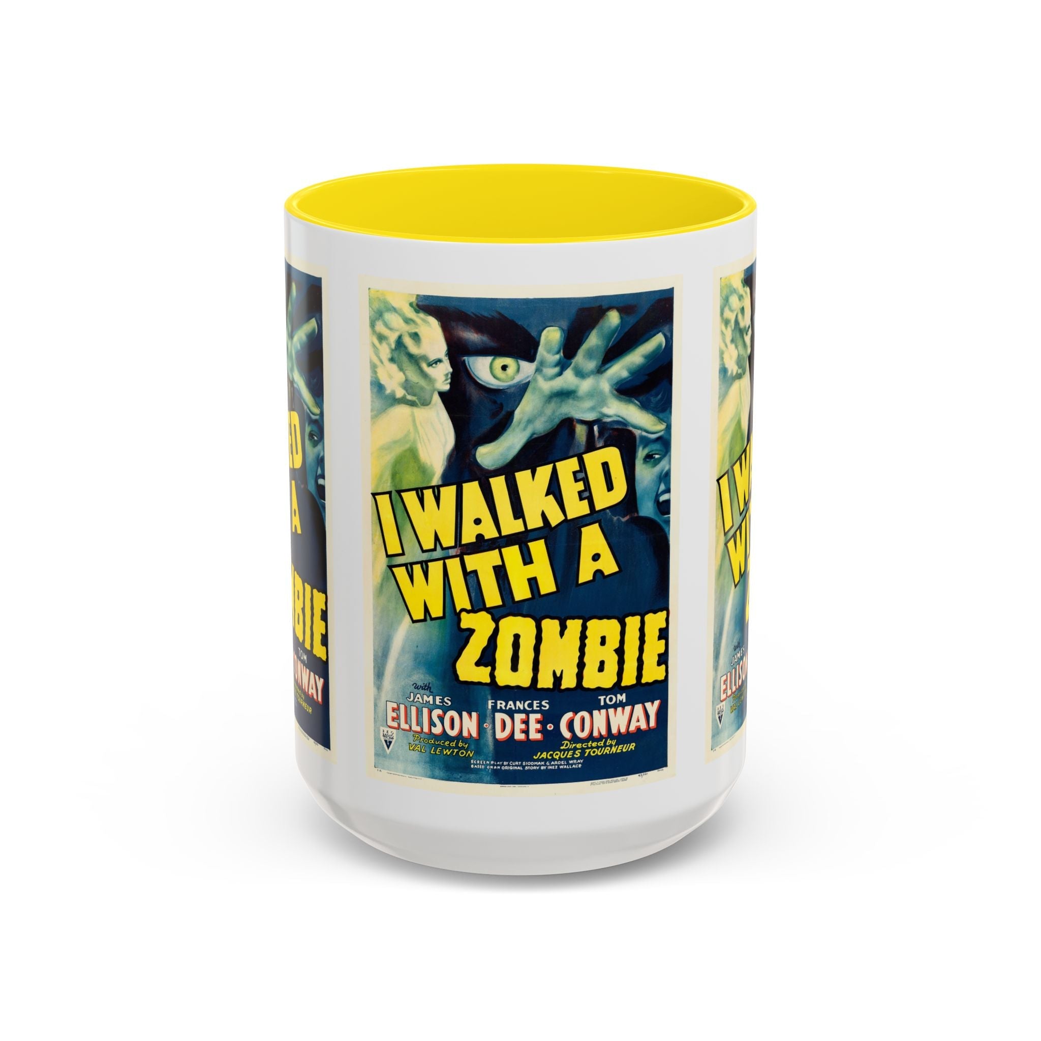 Cult Classic Movie Poster Art Accent Coffee Mug (11, 15oz) - I Walked With A Zombie 1943 - POPvault