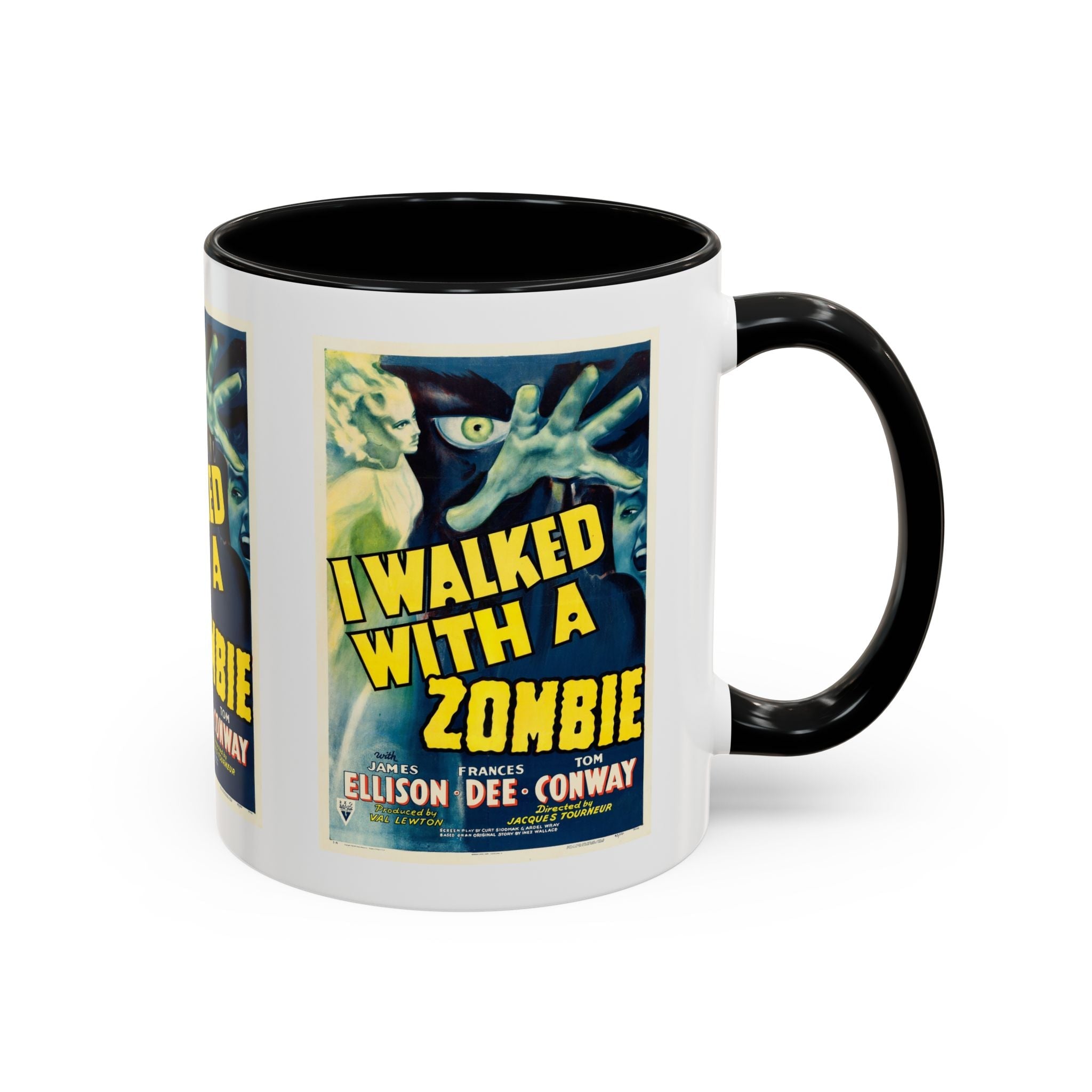 Cult Classic Movie Poster Art Accent Coffee Mug (11, 15oz) - I Walked With A Zombie 1943 - POPvault