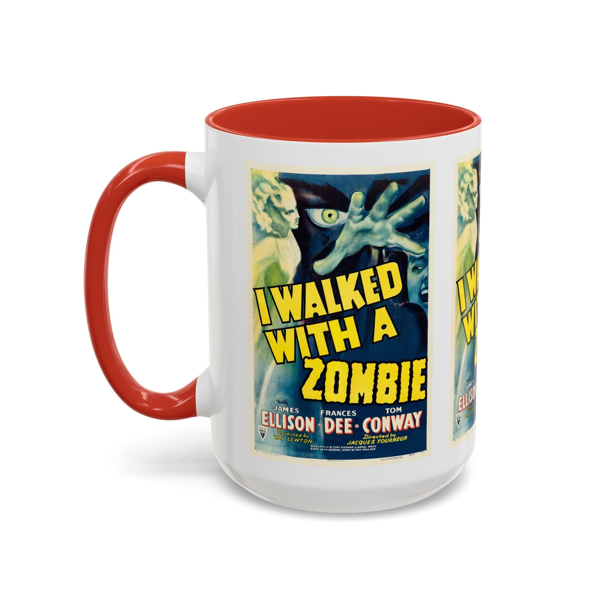 Cult Classic Movie Poster Art Accent Coffee Mug (11, 15oz) - I Walked With A Zombie 1943 - POPvault