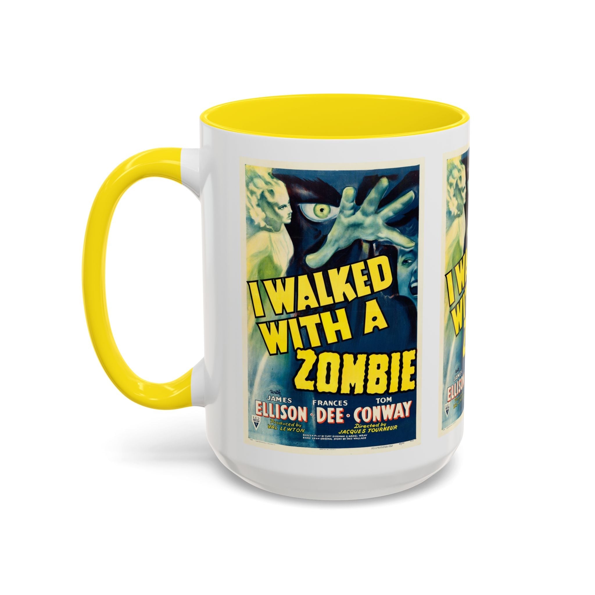 Cult Classic Movie Poster Art Accent Coffee Mug (11, 15oz) - I Walked With A Zombie 1943 - POPvault