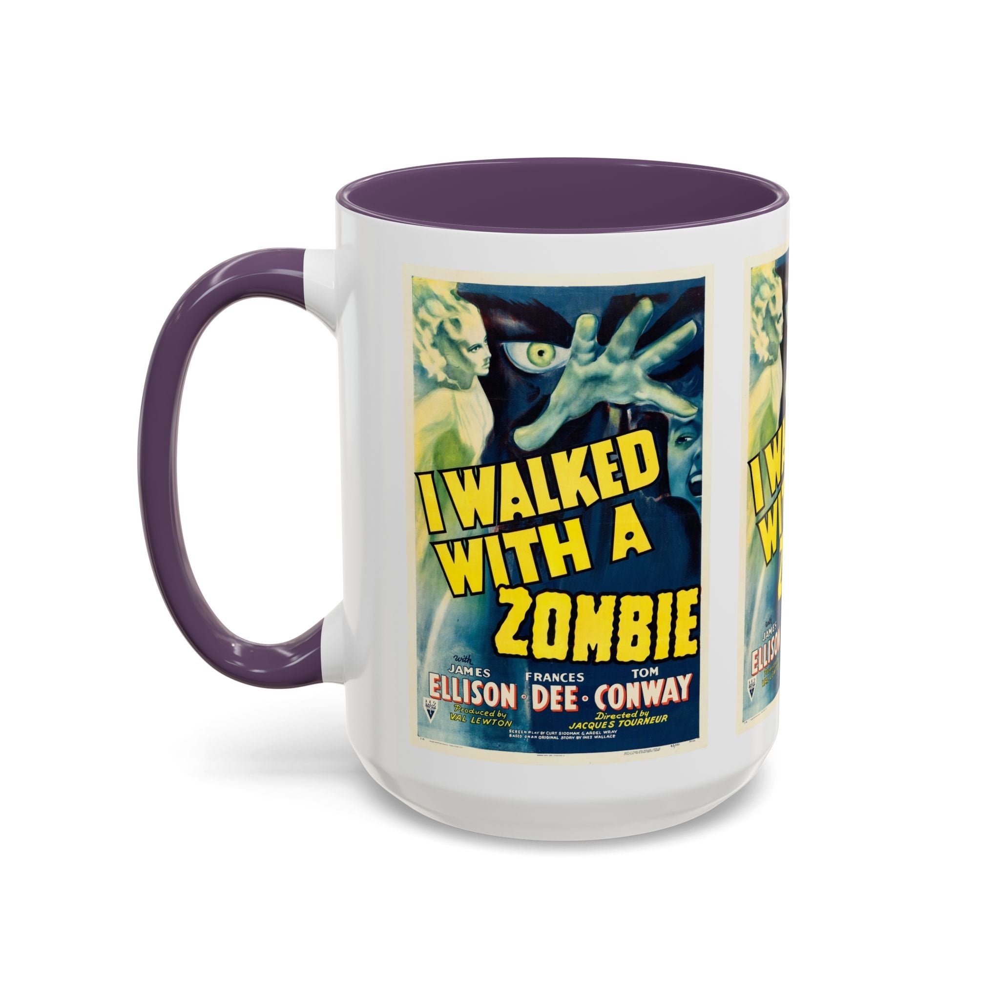 Cult Classic Movie Poster Art Accent Coffee Mug (11, 15oz) - I Walked With A Zombie 1943 - POPvault