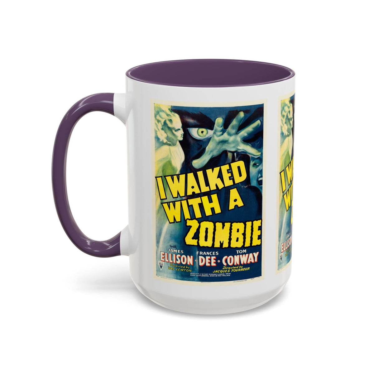 Cult Classic Movie Poster Art Accent Coffee Mug (11, 15oz) - I Walked With A Zombie 1943 - Mug