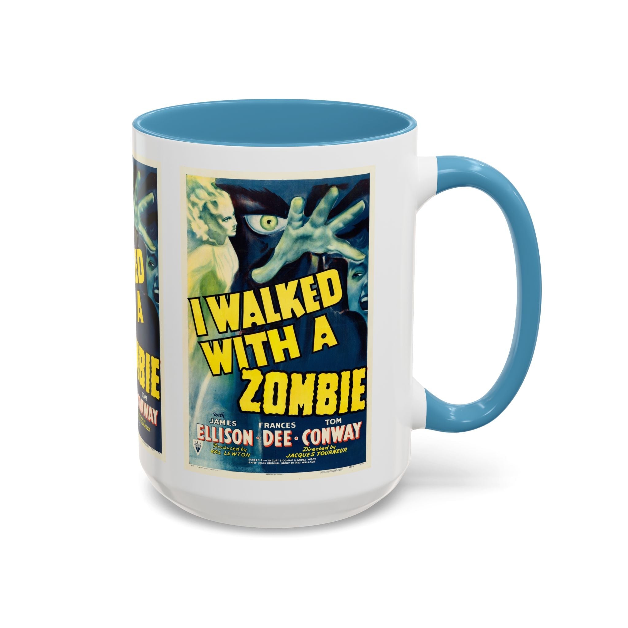 Cult Classic Movie Poster Art Accent Coffee Mug (11, 15oz) - I Walked With A Zombie 1943 - POPvault