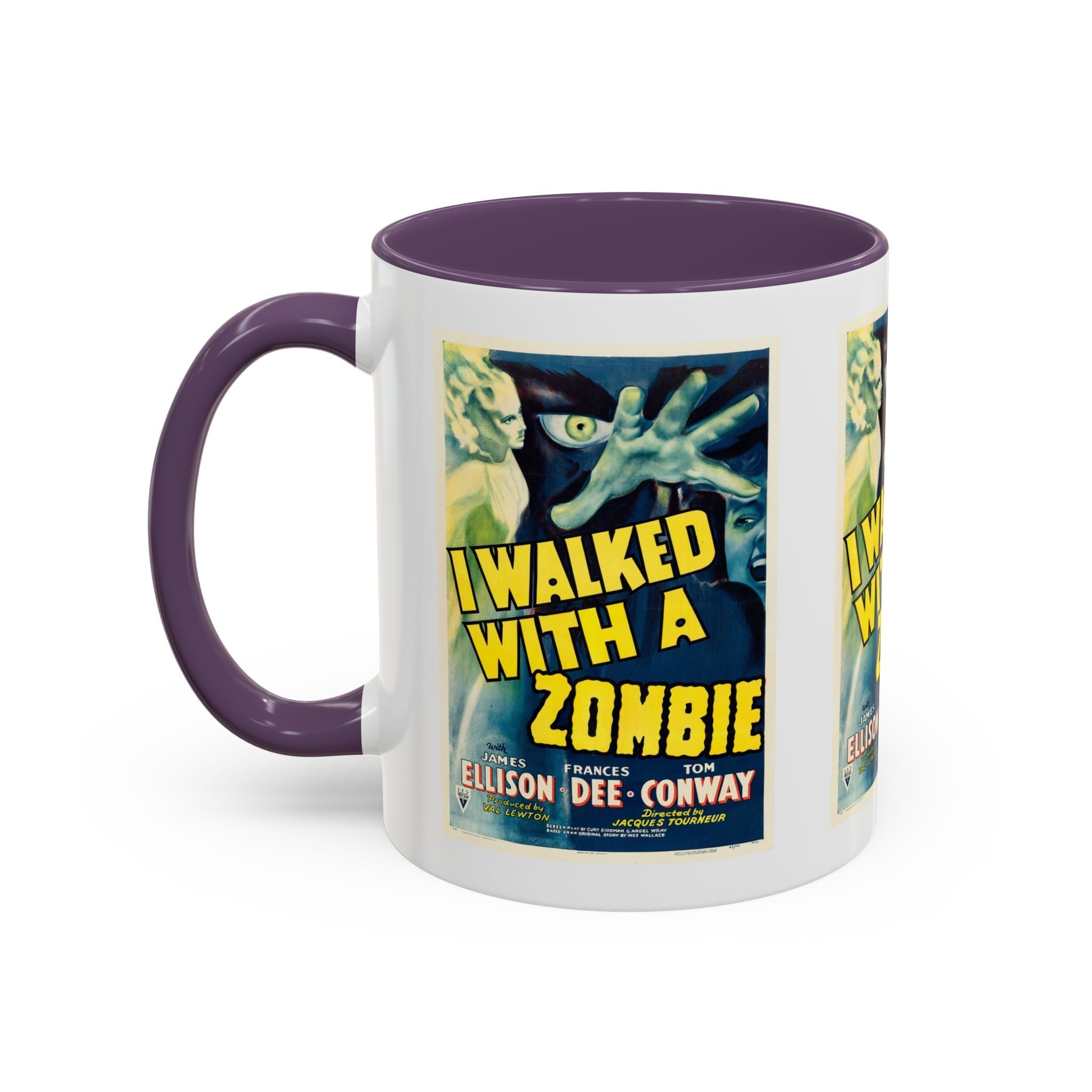 Cult Classic Movie Poster Art Accent Coffee Mug (11, 15oz) - I Walked With A Zombie 1943 - POPvault