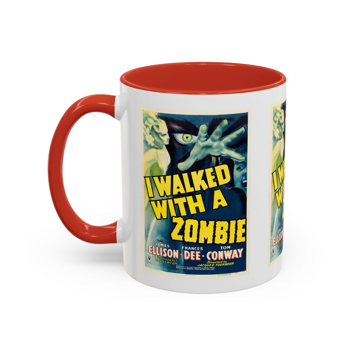 Cult Classic Movie Poster Art Accent Coffee Mug (11, 15oz) - I Walked With A Zombie 1943 - Mug