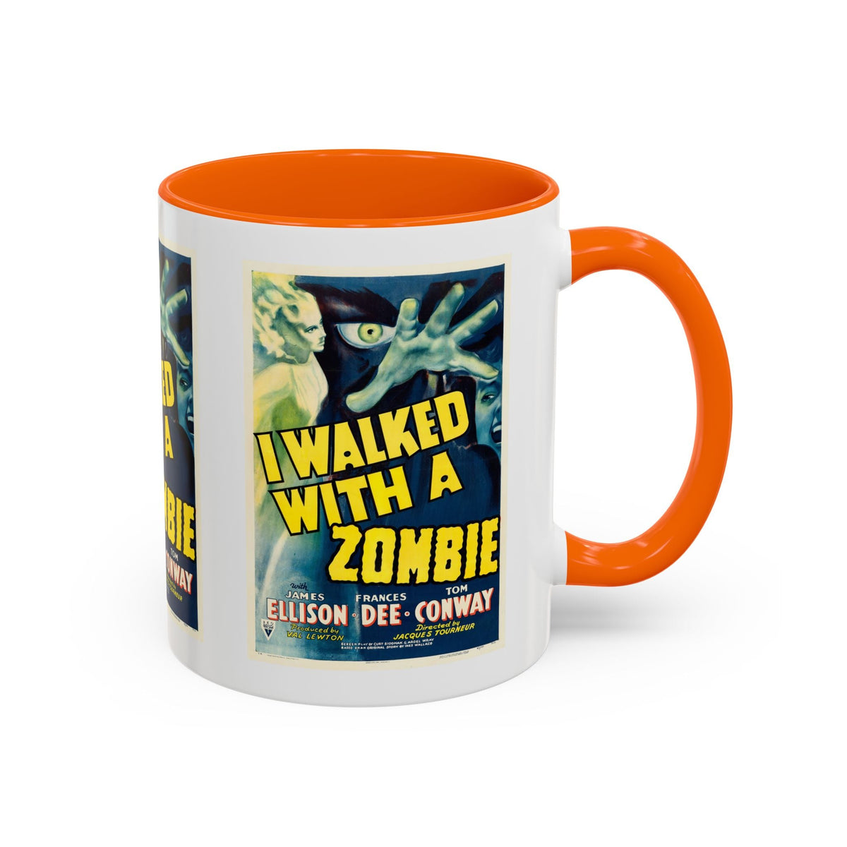Cult Classic Movie Poster Art Accent Coffee Mug (11, 15oz) - I Walked With A Zombie 1943 - Mug