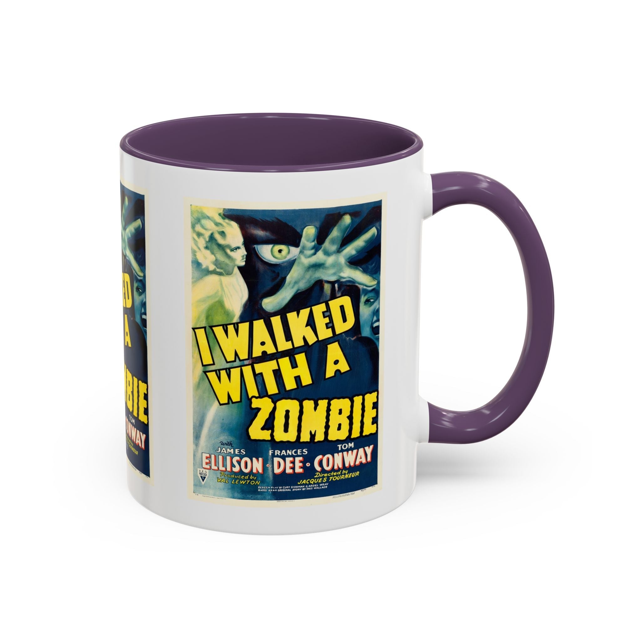 Cult Classic Movie Poster Art Accent Coffee Mug (11, 15oz) - I Walked With A Zombie 1943 - POPvault