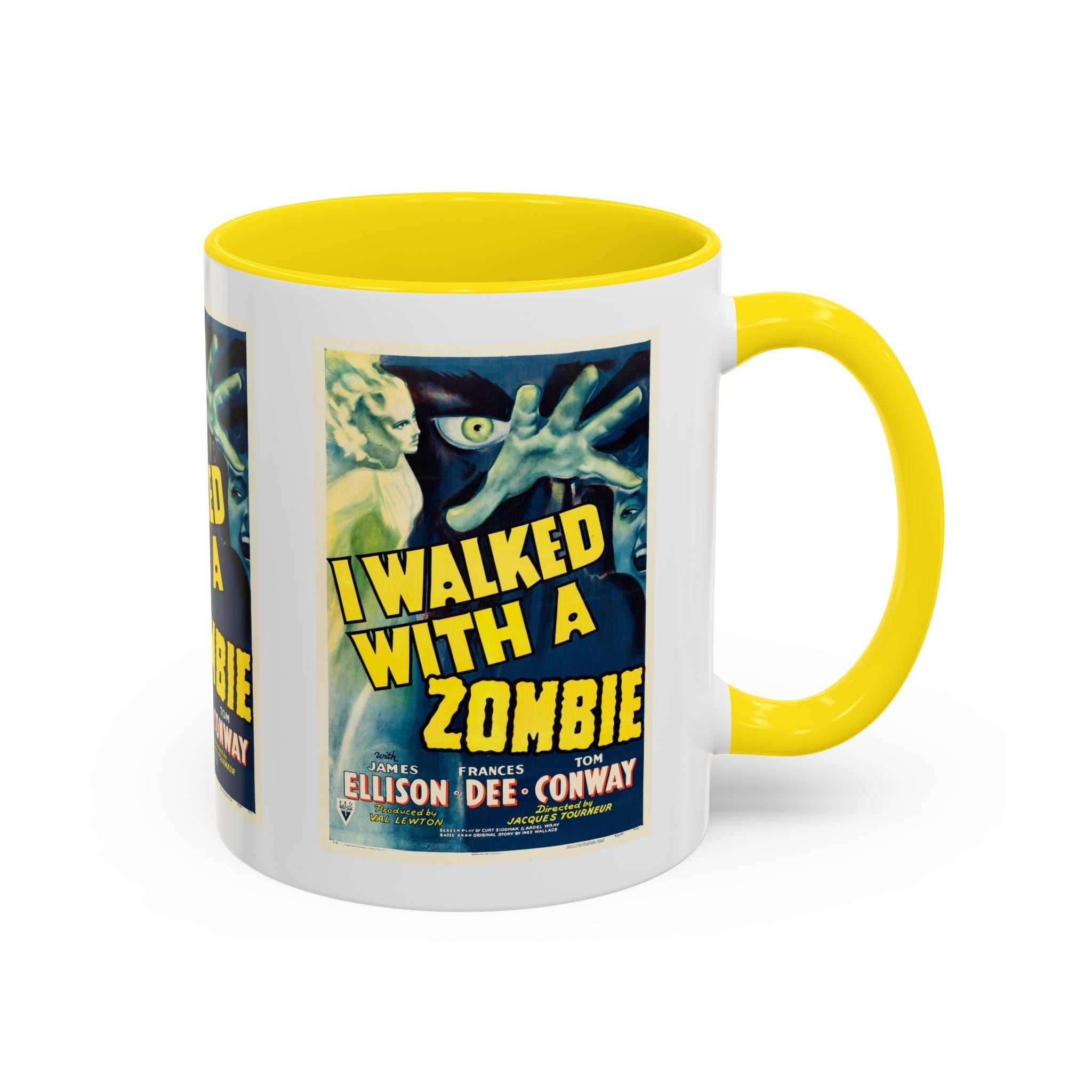 Cult Classic Movie Poster Art Accent Coffee Mug (11, 15oz) - I Walked With A Zombie 1943 - POPvault