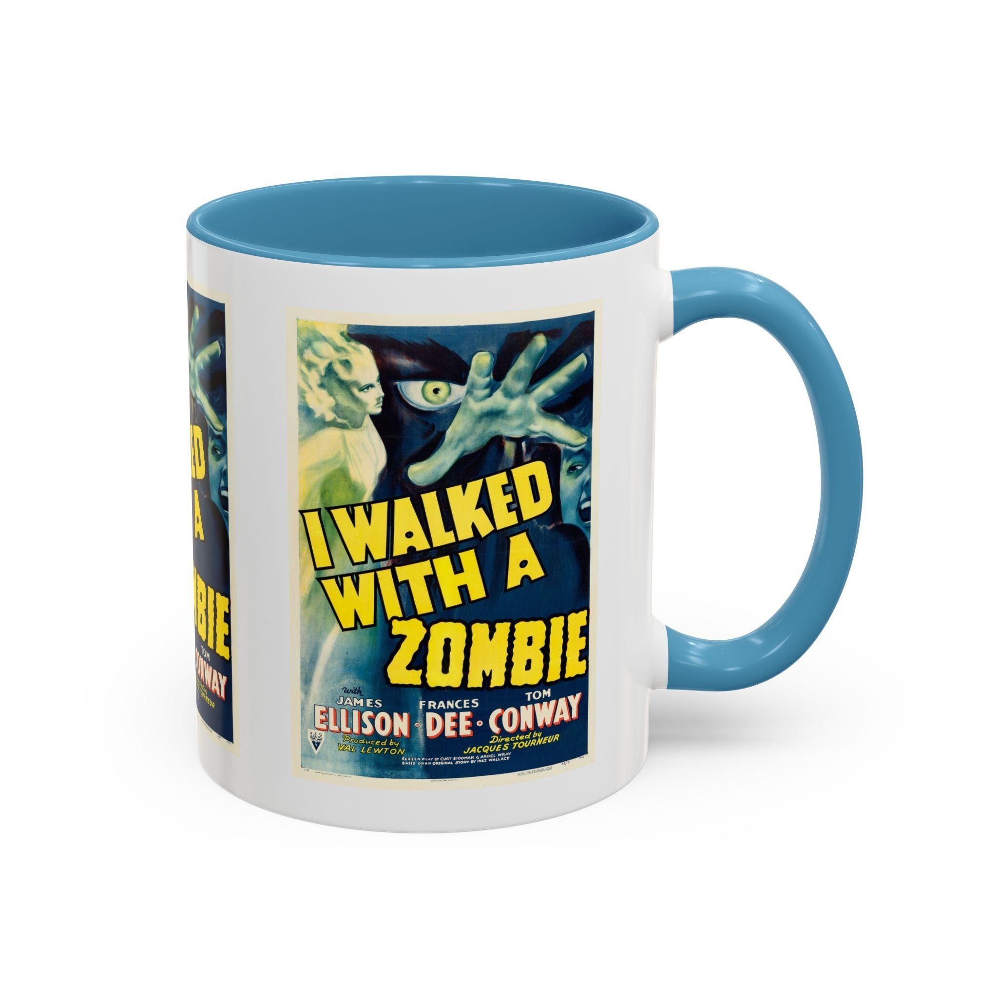 Cult Classic Movie Poster Art Accent Coffee Mug (11, 15oz) - I Walked With A Zombie 1943 - POPvault