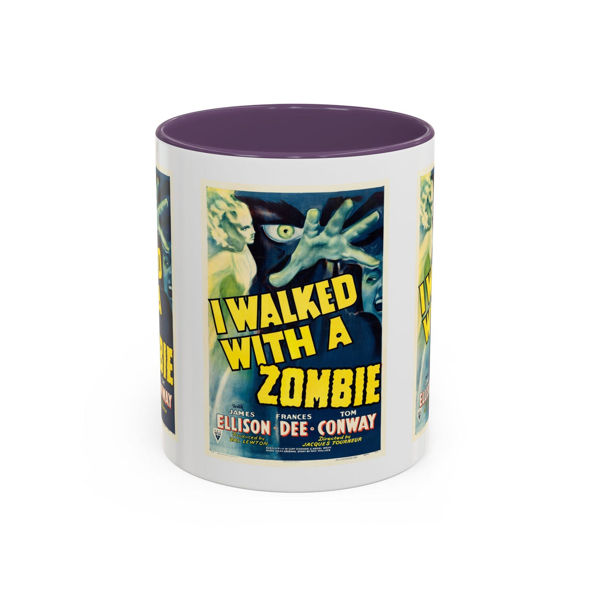 Cult Classic Movie Poster Art Accent Coffee Mug (11, 15oz) - I Walked With A Zombie 1943 - Mug