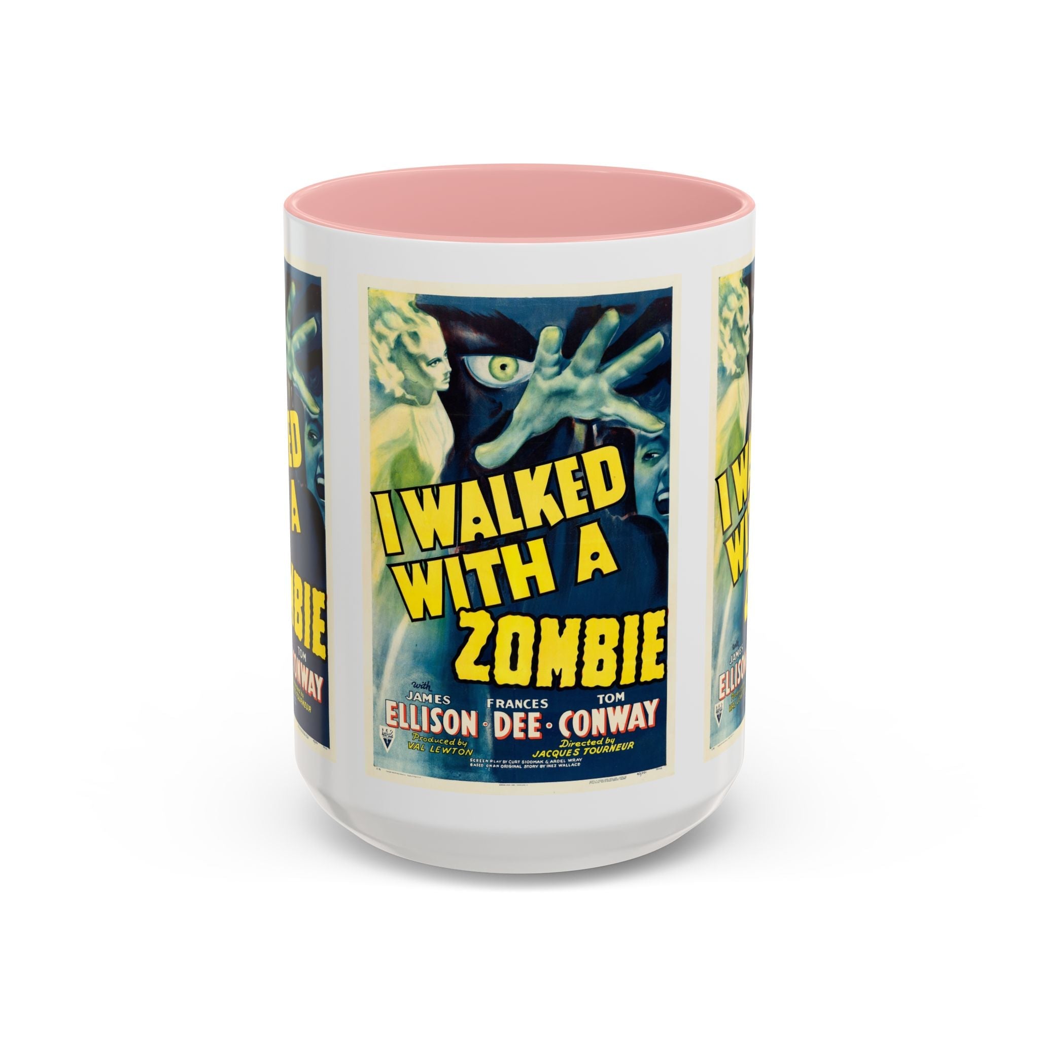 Cult Classic Movie Poster Art Accent Coffee Mug (11, 15oz) - I Walked With A Zombie 1943 - POPvault