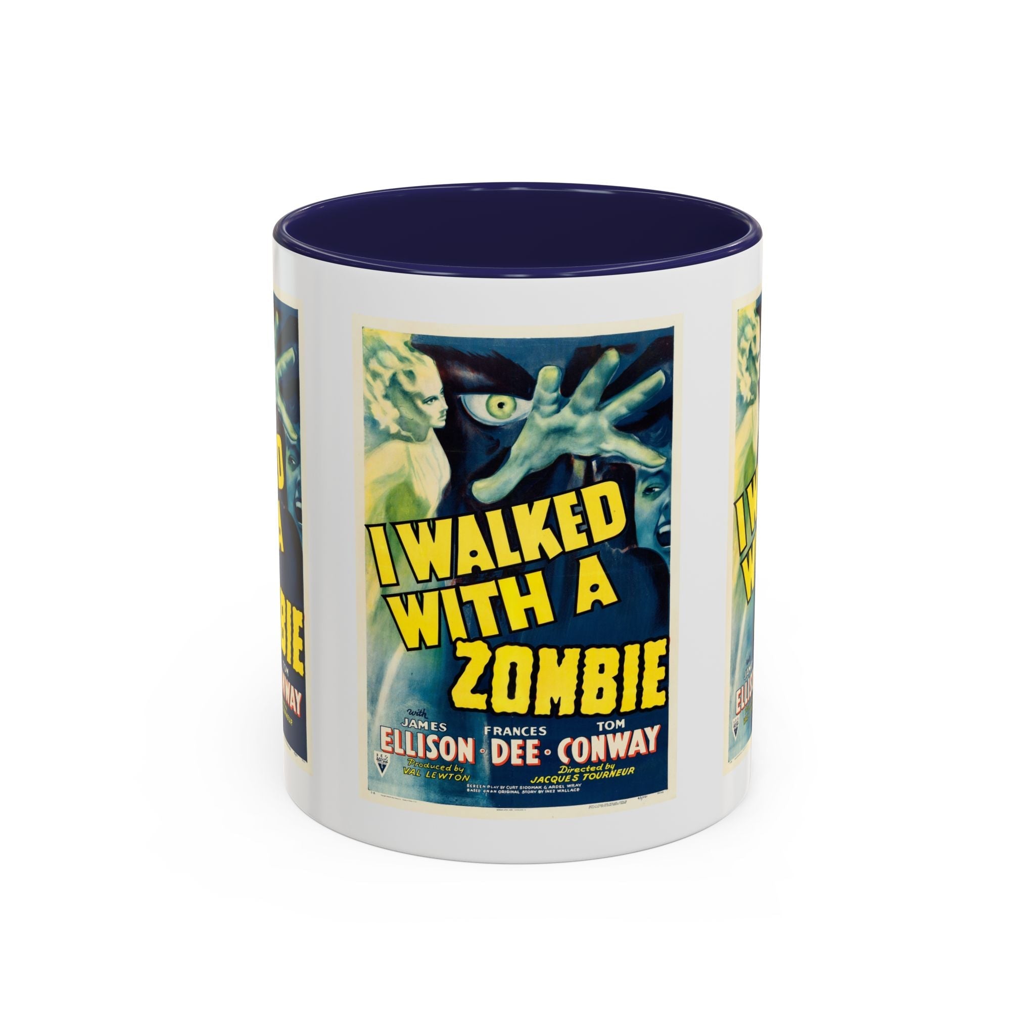 Cult Classic Movie Poster Art Accent Coffee Mug (11, 15oz) - I Walked With A Zombie 1943 - POPvault