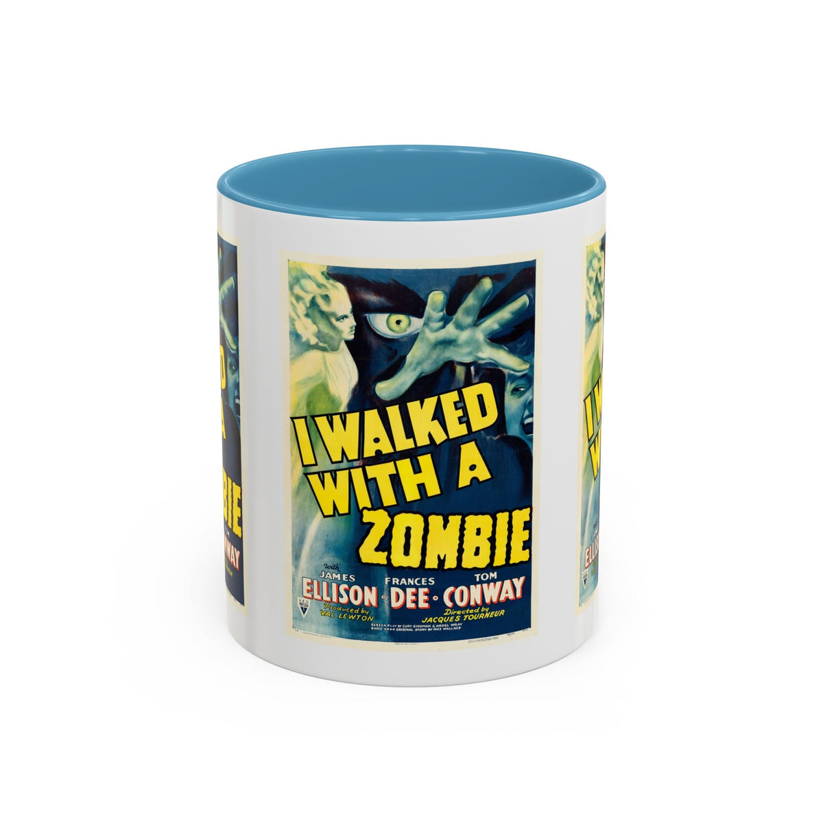 Cult Classic Movie Poster Art Accent Coffee Mug (11, 15oz) - I Walked With A Zombie 1943 - Mug