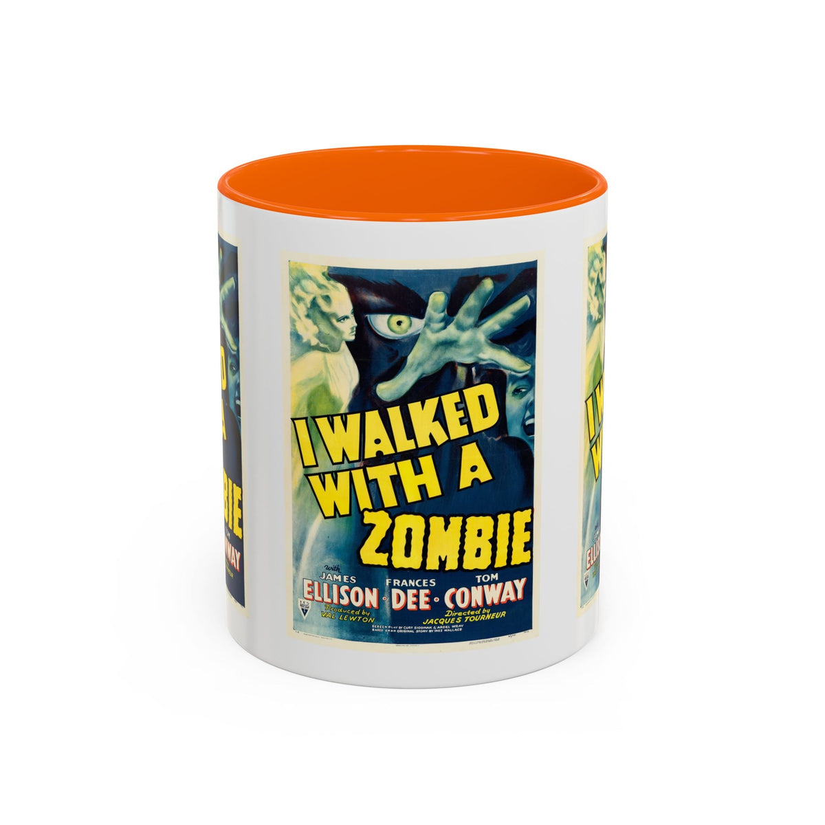 Cult Classic Movie Poster Art Accent Coffee Mug (11, 15oz) - I Walked With A Zombie 1943 - Mug