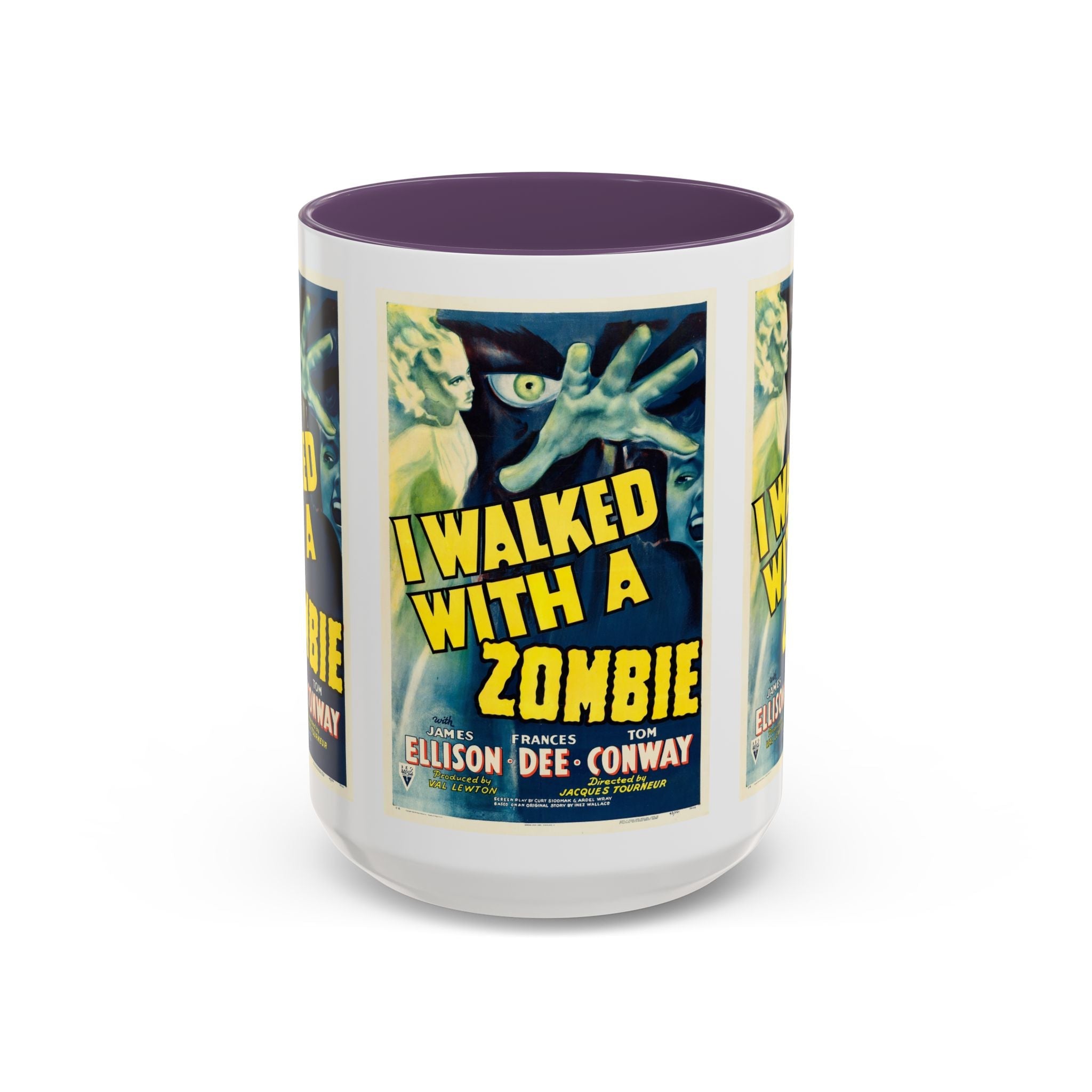 Cult Classic Movie Poster Art Accent Coffee Mug (11, 15oz) - I Walked With A Zombie 1943 - POPvault