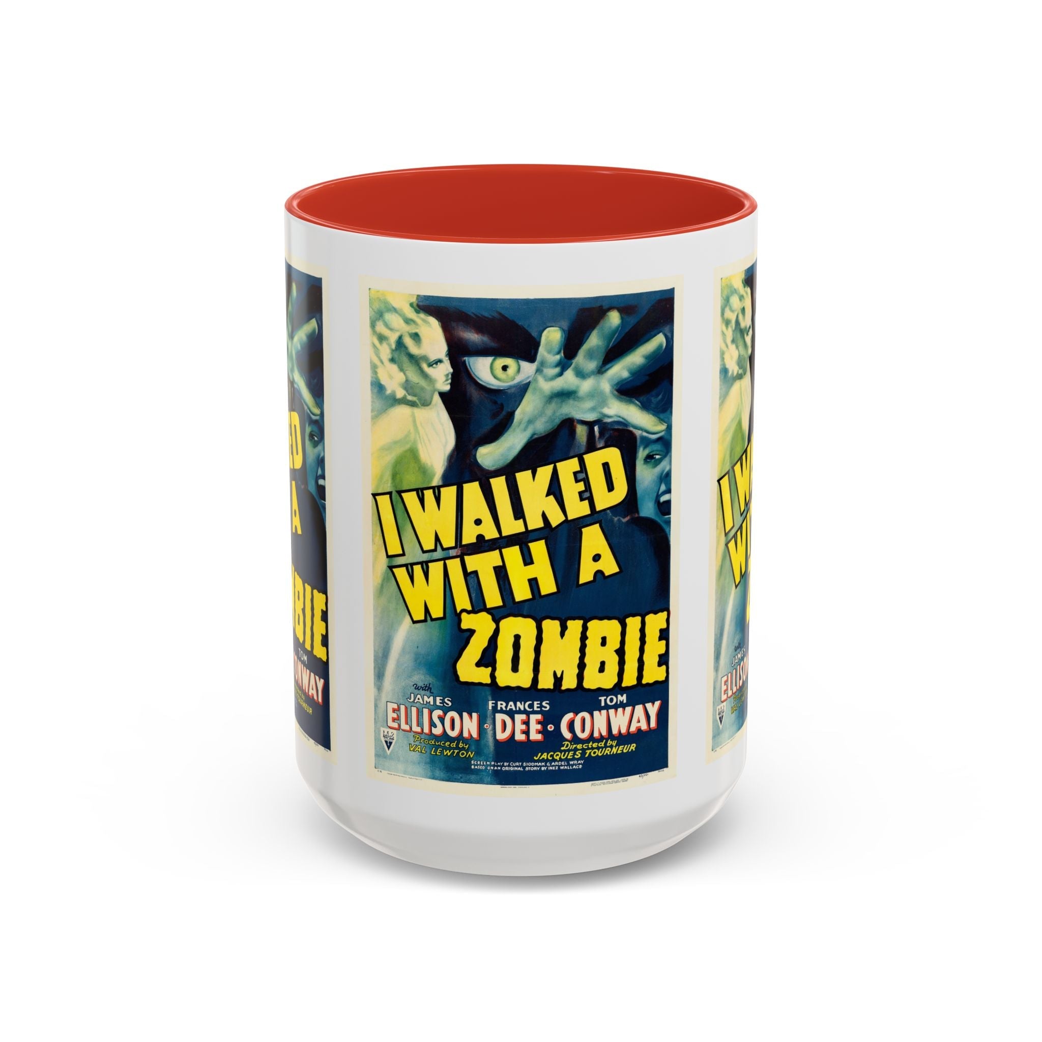 Cult Classic Movie Poster Art Accent Coffee Mug (11, 15oz) - I Walked With A Zombie 1943 - POPvault