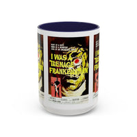 Cult Classic Movie Poster Art Accent Coffee Mug (11, 15oz) - I Was A Teenage Frankenstein 1957 - Mug