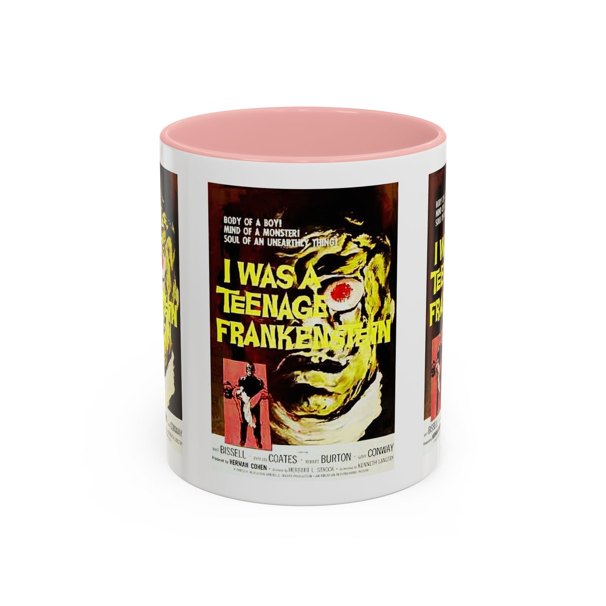 Cult Classic Movie Poster Art Accent Coffee Mug (11, 15oz) - I Was A Teenage Frankenstein 1957 - POPvault
