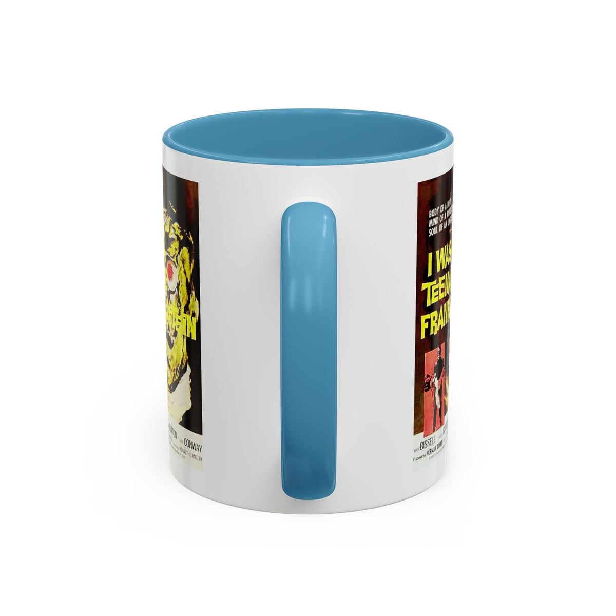 Cult Classic Movie Poster Art Accent Coffee Mug (11, 15oz) - I Was A Teenage Frankenstein 1957 - Mug