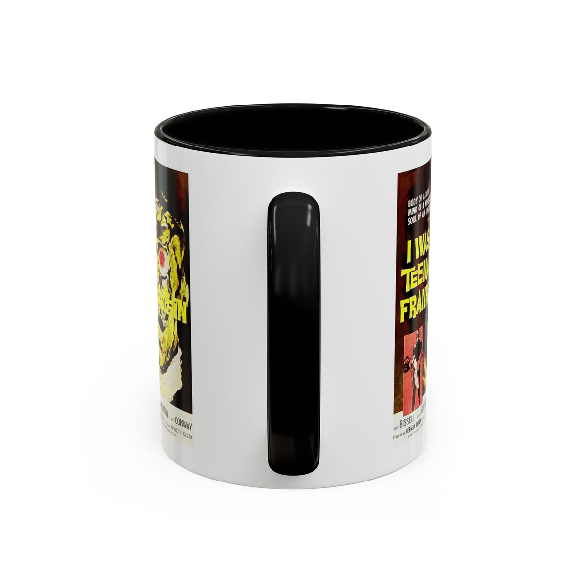 Cult Classic Movie Poster Art Accent Coffee Mug (11, 15oz) - I Was A Teenage Frankenstein 1957 - Mug