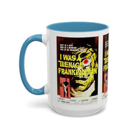 Cult Classic Movie Poster Art Accent Coffee Mug (11, 15oz) - I Was A Teenage Frankenstein 1957 - Mug