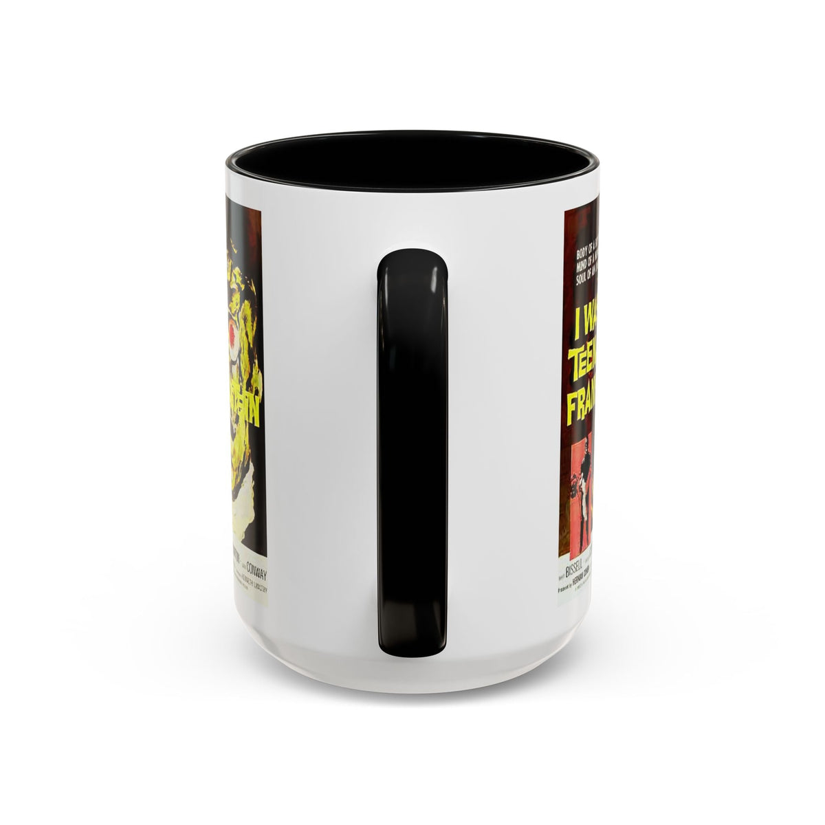Cult Classic Movie Poster Art Accent Coffee Mug (11, 15oz) - I Was A Teenage Frankenstein 1957 - Mug
