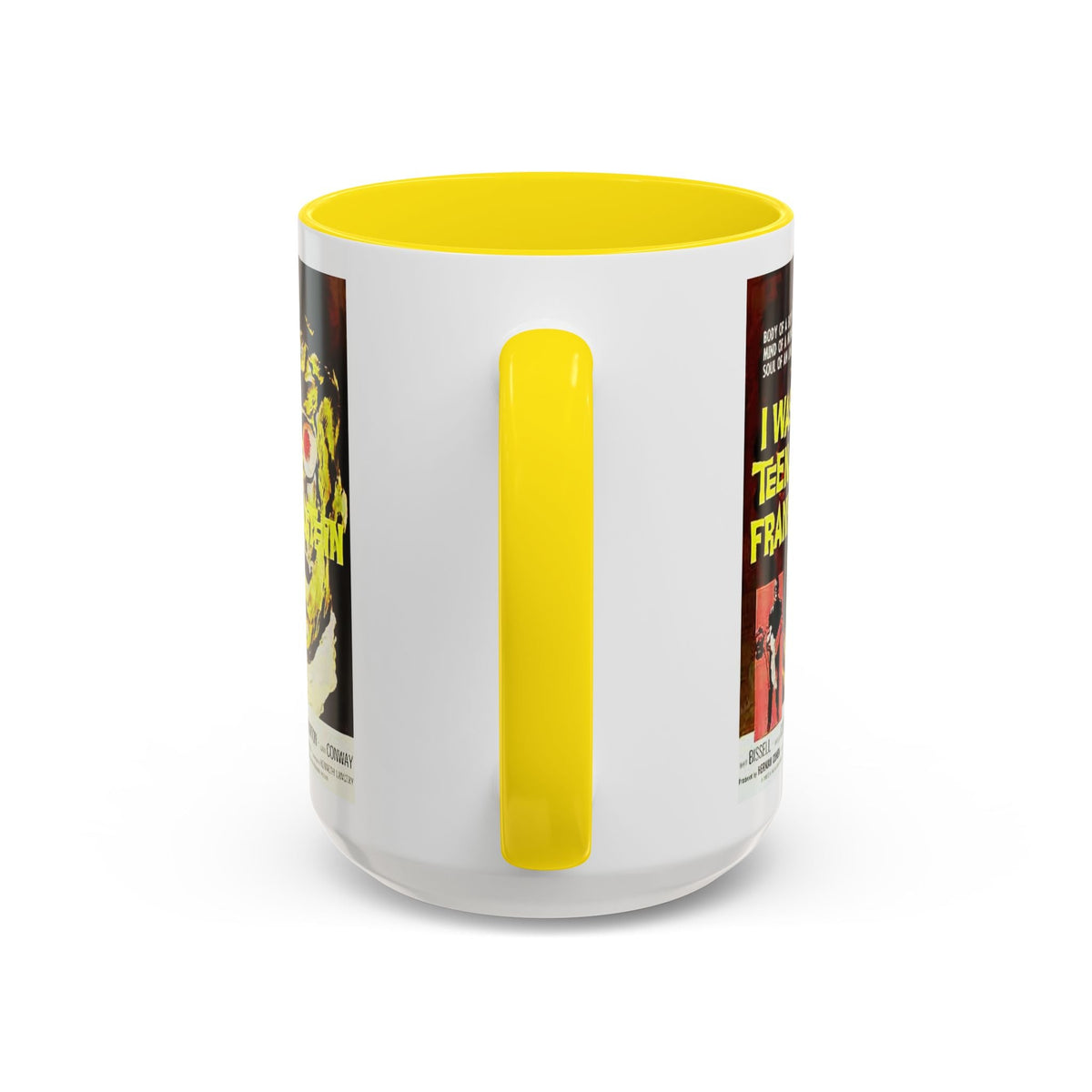 Cult Classic Movie Poster Art Accent Coffee Mug (11, 15oz) - I Was A Teenage Frankenstein 1957 - Mug