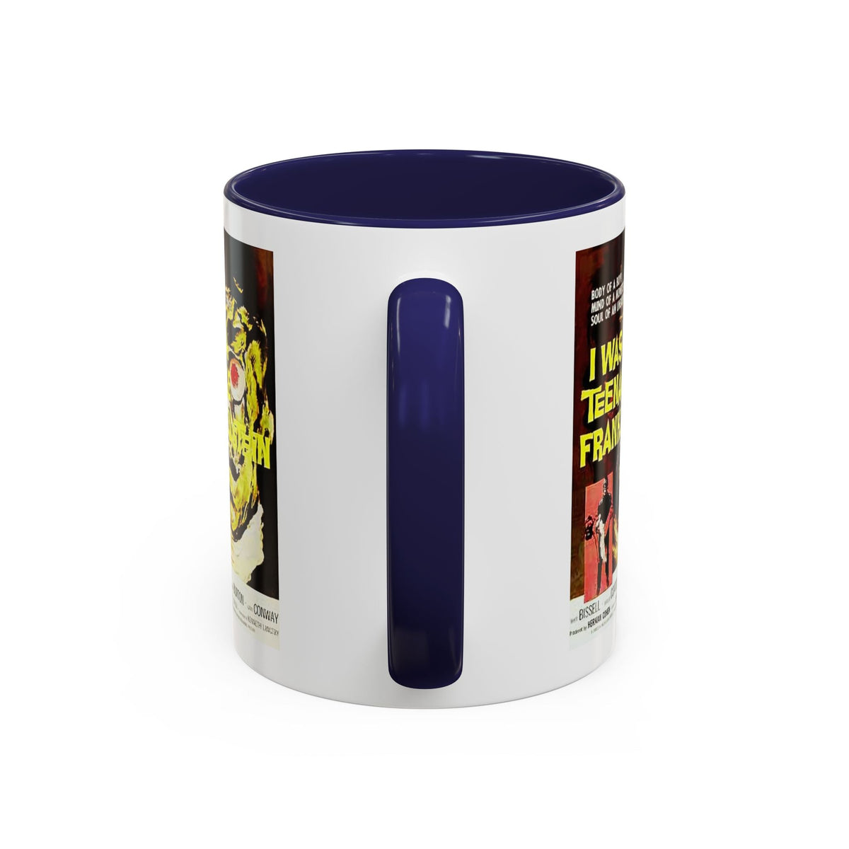 Cult Classic Movie Poster Art Accent Coffee Mug (11, 15oz) - I Was A Teenage Frankenstein 1957 - Mug