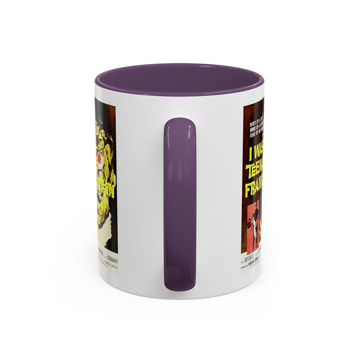 Cult Classic Movie Poster Art Accent Coffee Mug (11, 15oz) - I Was A Teenage Frankenstein 1957 - Mug