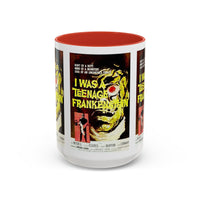 Cult Classic Movie Poster Art Accent Coffee Mug (11, 15oz) - I Was A Teenage Frankenstein 1957 - Mug