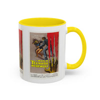 Cult Classic Movie Poster Art Accent Coffee Mug (11, 15oz) - I Was A Teenage Werewolf 1957 - Mug