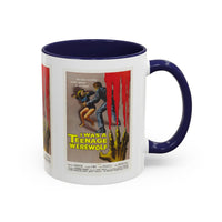 Cult Classic Movie Poster Art Accent Coffee Mug (11, 15oz) - I Was A Teenage Werewolf 1957 - Mug
