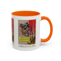 Cult Classic Movie Poster Art Accent Coffee Mug (11, 15oz) - I Was A Teenage Werewolf 1957 - Mug