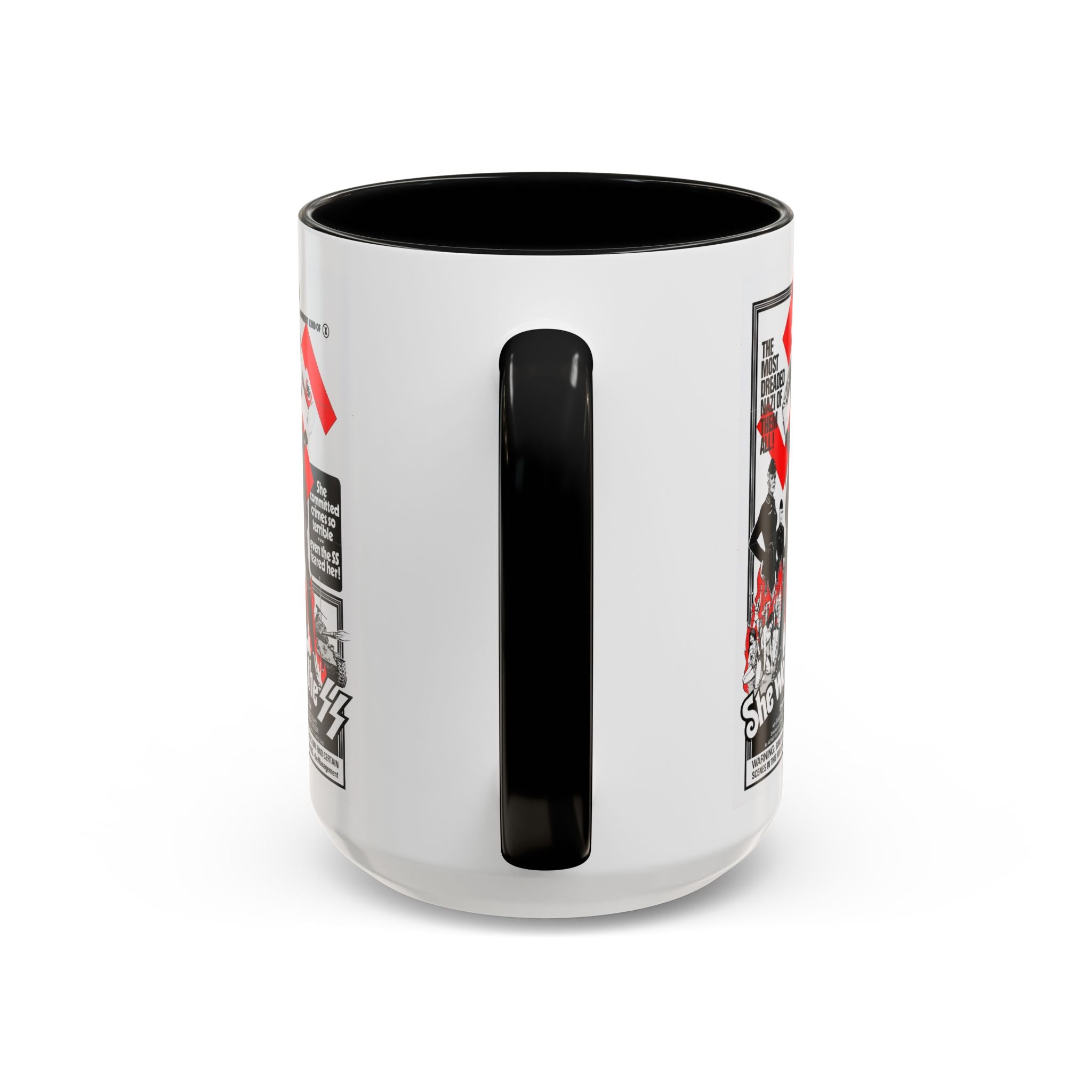 Cult Classic Movie Poster Art Accent Coffee Mug (11, 15oz) - Ilsa She Wolf Of The SS 1975 - POPvault