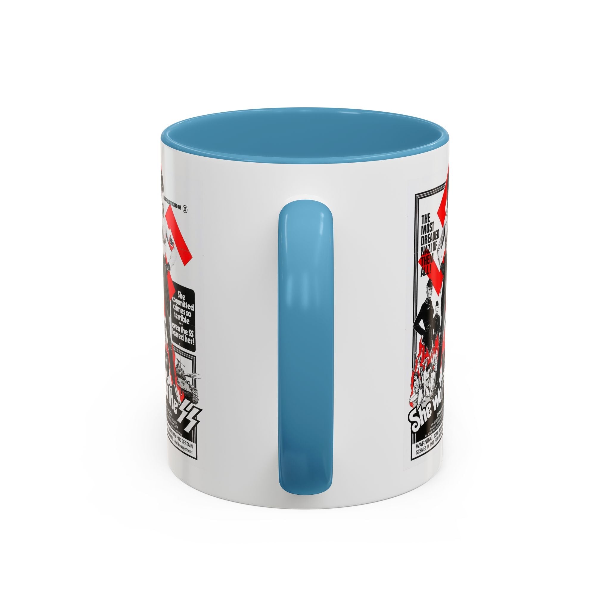 Cult Classic Movie Poster Art Accent Coffee Mug (11, 15oz) - Ilsa She Wolf Of The SS 1975 - POPvault