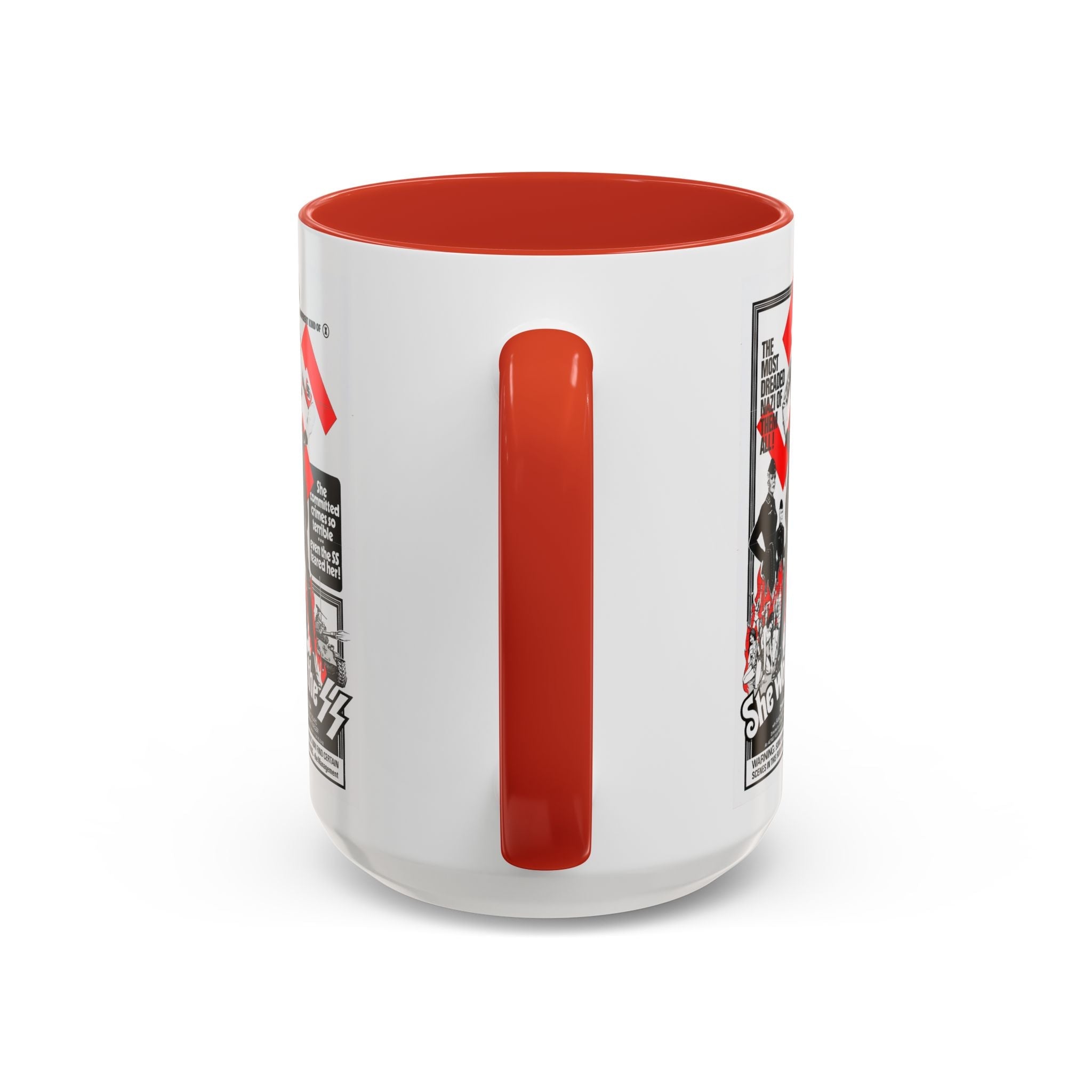 Cult Classic Movie Poster Art Accent Coffee Mug (11, 15oz) - Ilsa She Wolf Of The SS 1975 - POPvault