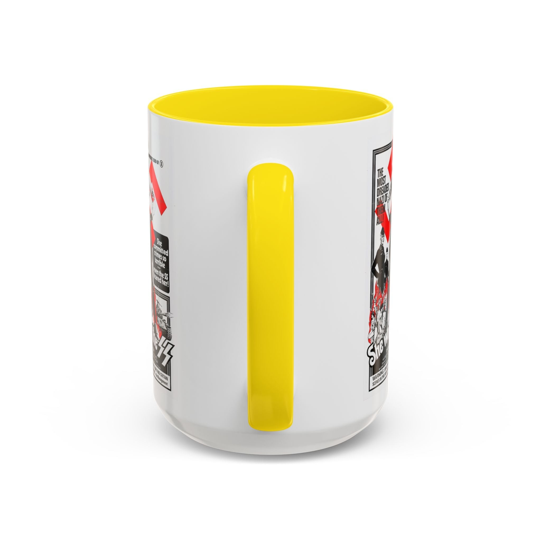 Cult Classic Movie Poster Art Accent Coffee Mug (11, 15oz) - Ilsa She Wolf Of The SS 1975 - POPvault