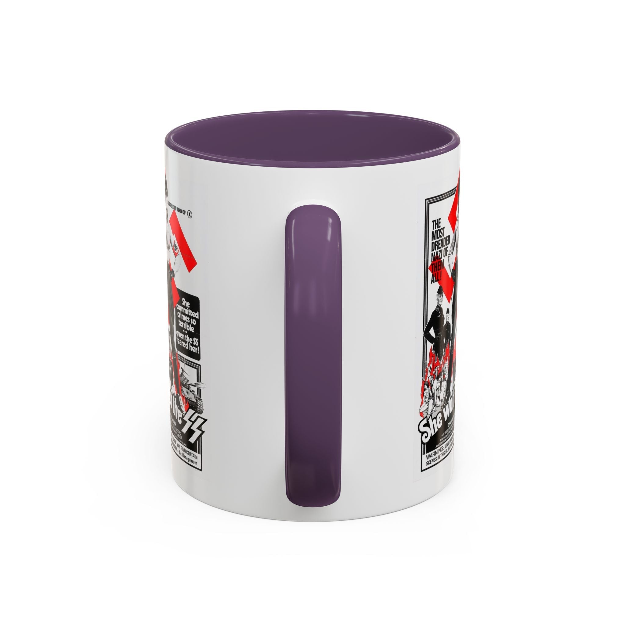 Cult Classic Movie Poster Art Accent Coffee Mug (11, 15oz) - Ilsa She Wolf Of The SS 1975 - POPvault