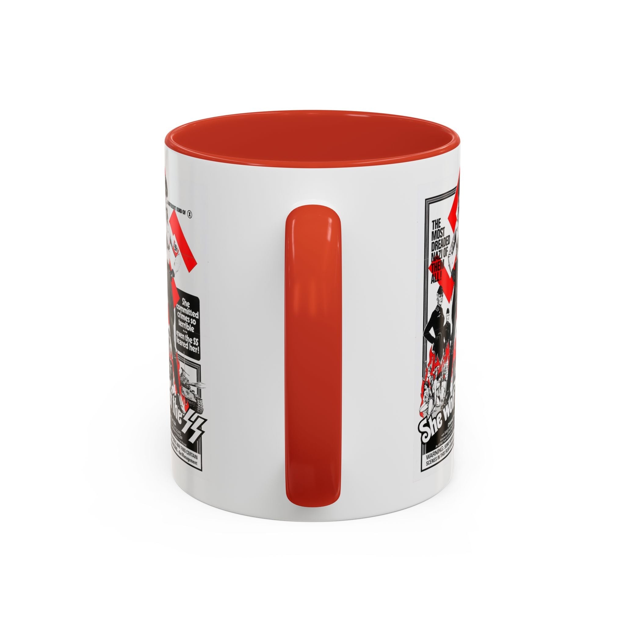 Cult Classic Movie Poster Art Accent Coffee Mug (11, 15oz) - Ilsa She Wolf Of The SS 1975 - POPvault