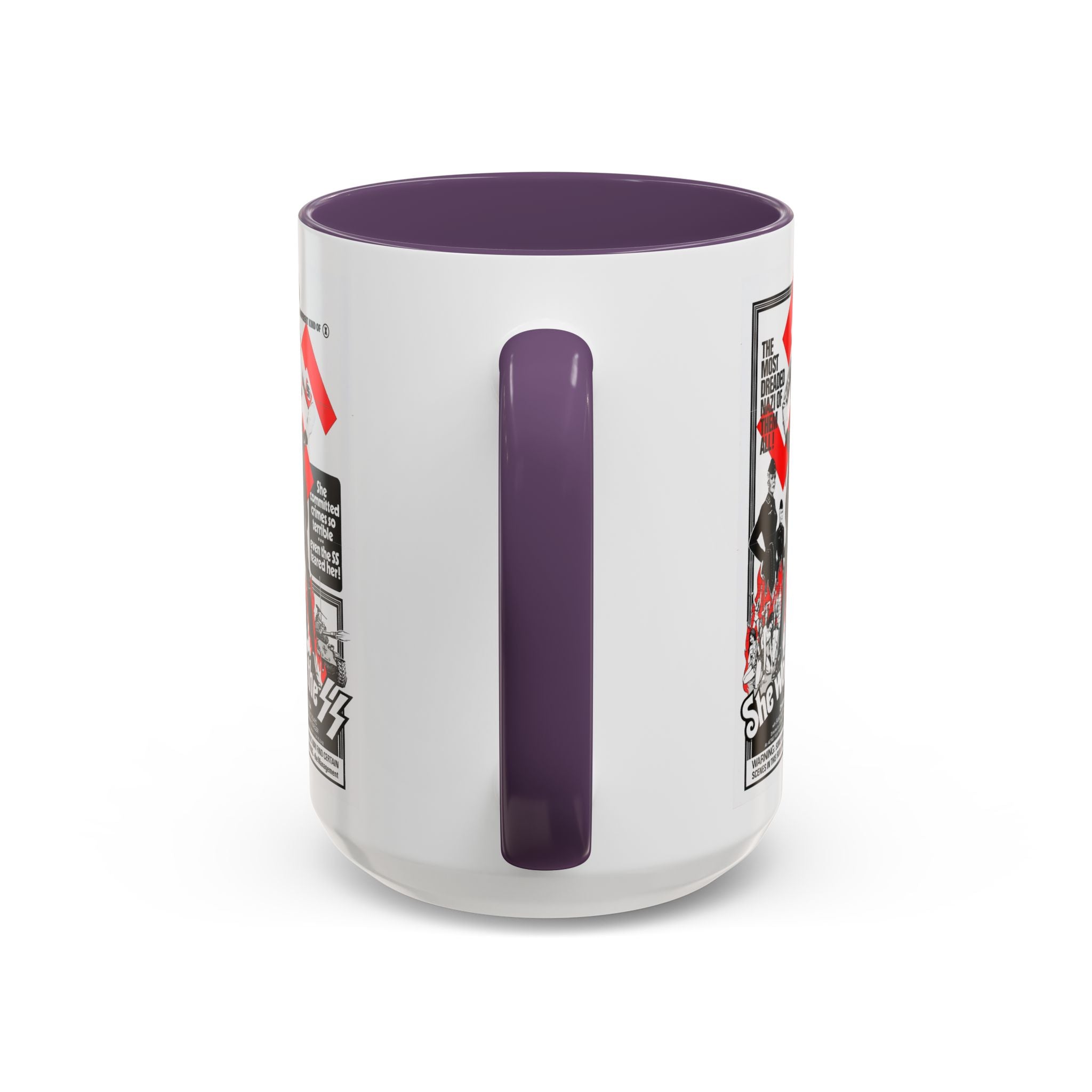 Cult Classic Movie Poster Art Accent Coffee Mug (11, 15oz) - Ilsa She Wolf Of The SS 1975 - POPvault