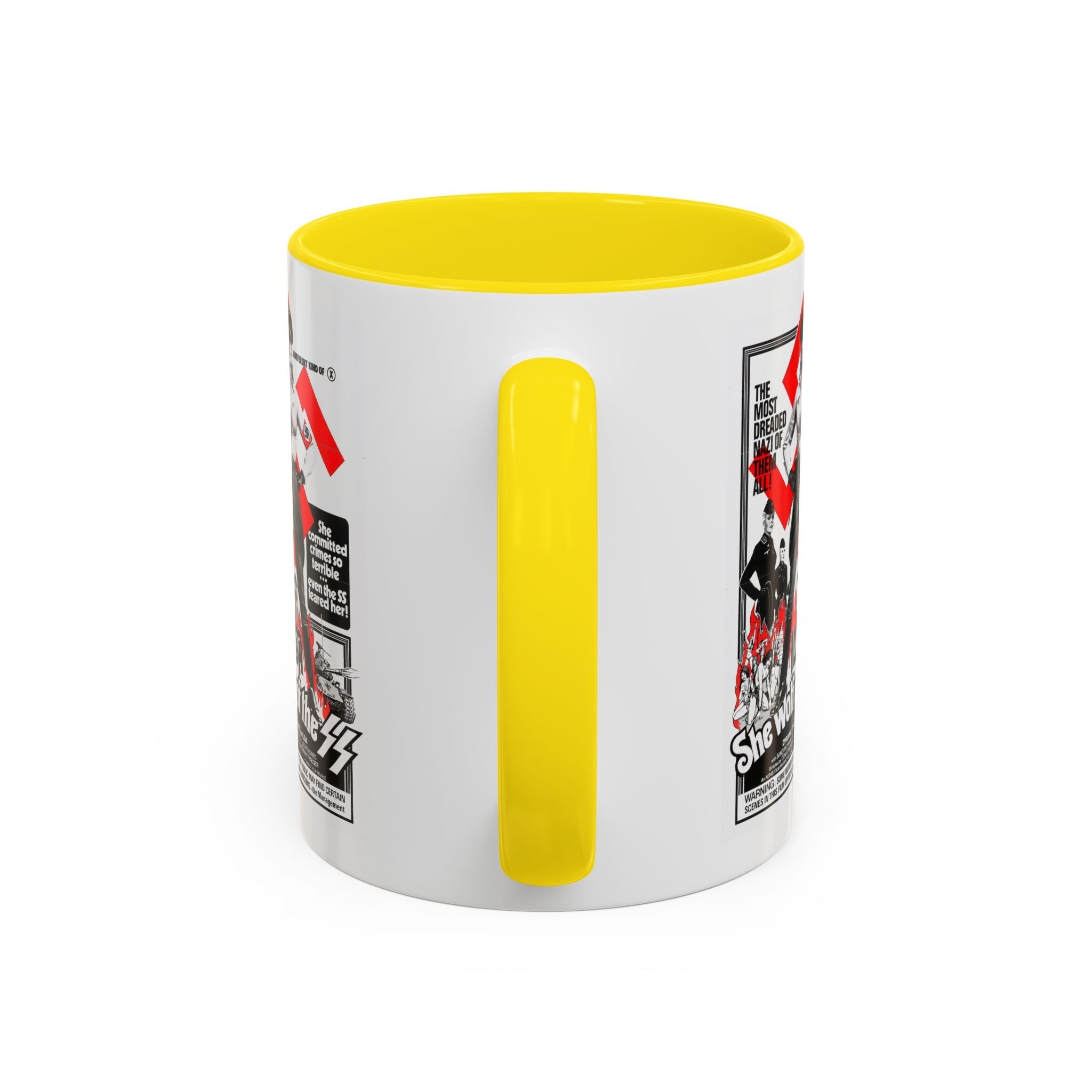 Cult Classic Movie Poster Art Accent Coffee Mug (11, 15oz) - Ilsa She Wolf Of The SS 1975 - POPvault
