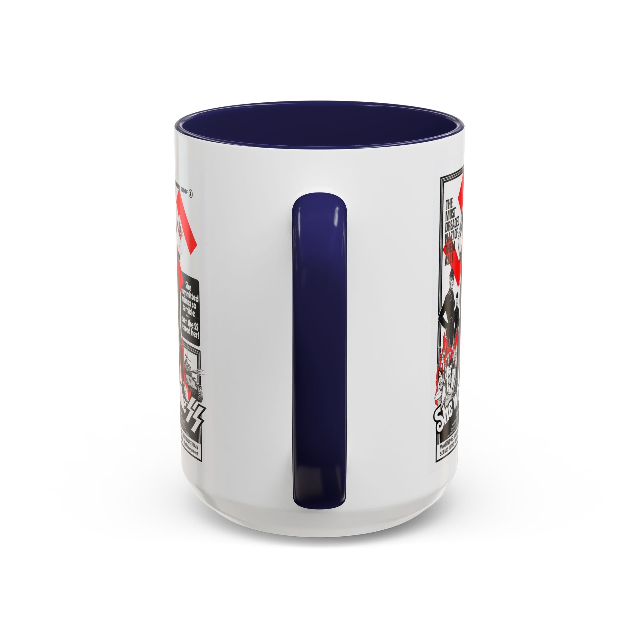 Cult Classic Movie Poster Art Accent Coffee Mug (11, 15oz) - Ilsa She Wolf Of The SS 1975 - POPvault