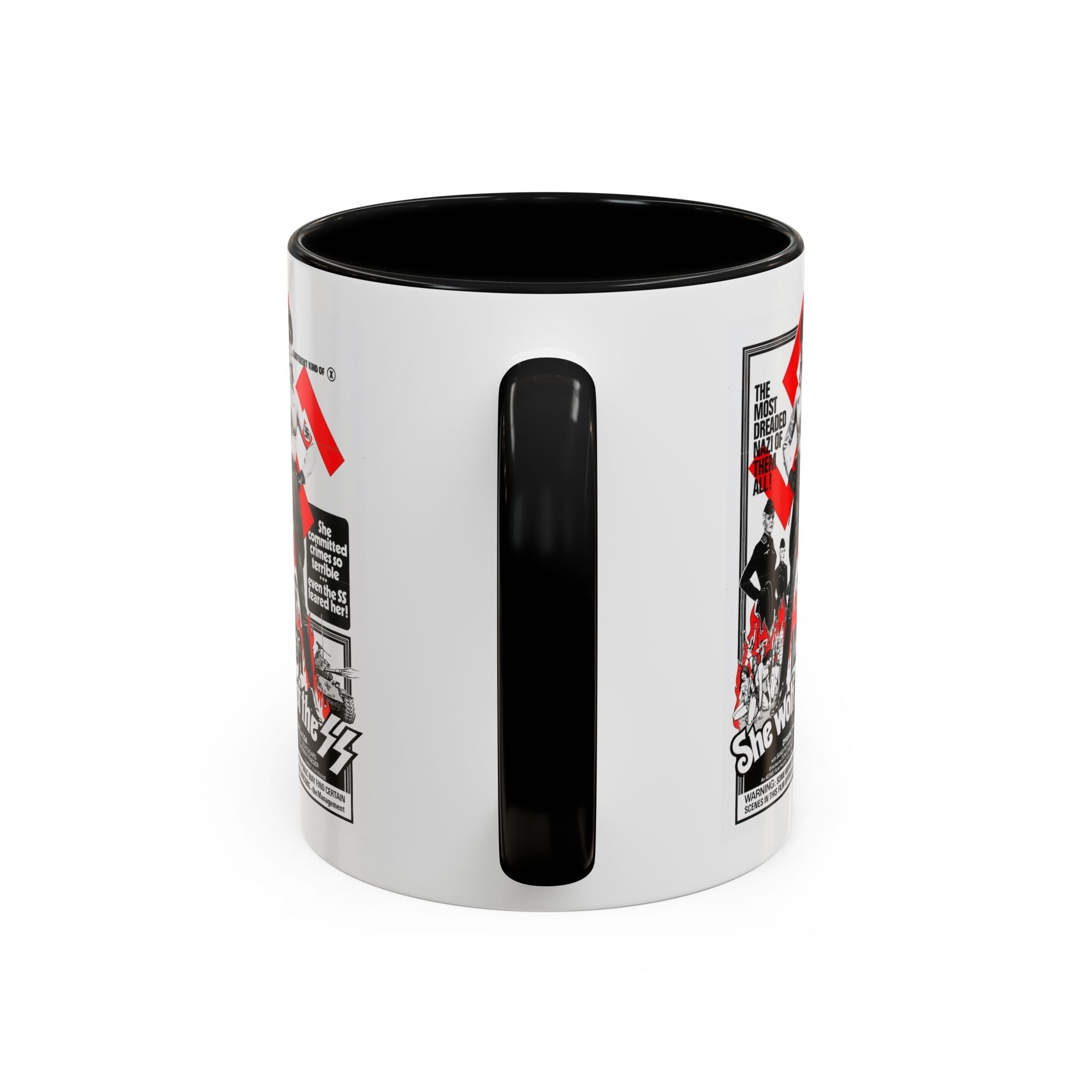 Cult Classic Movie Poster Art Accent Coffee Mug (11, 15oz) - Ilsa She Wolf Of The SS 1975 - POPvault