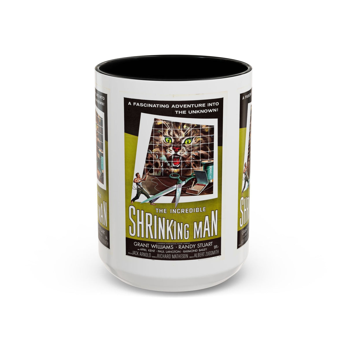 Cult Classic Movie Poster Art Accent Coffee Mug (11, 15oz) - Incredible Shrinking Man 1957 - Mug