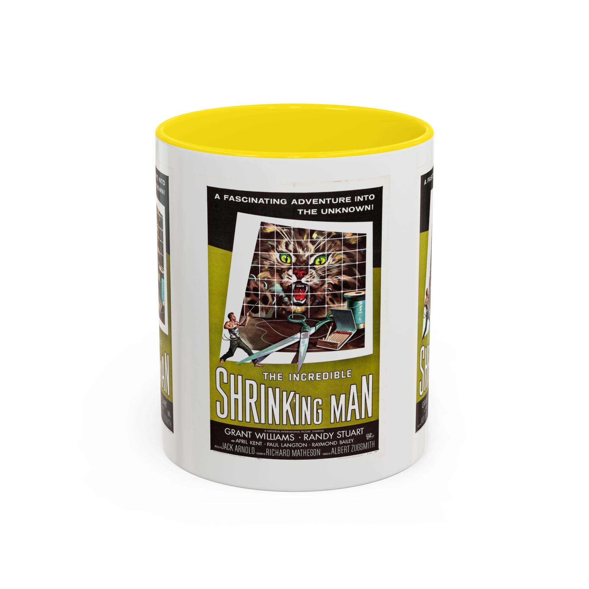 Cult Classic Movie Poster Art Accent Coffee Mug (11, 15oz) - Incredible Shrinking Man 1957 - POPvault