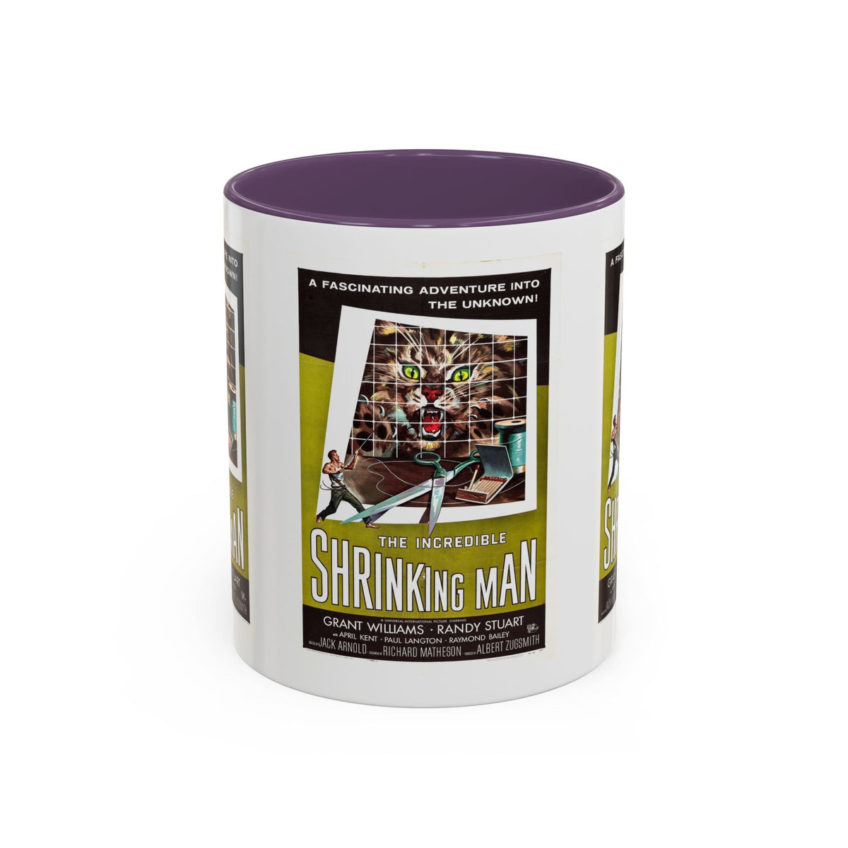 Cult Classic Movie Poster Art Accent Coffee Mug (11, 15oz) - Incredible Shrinking Man 1957 - Mug