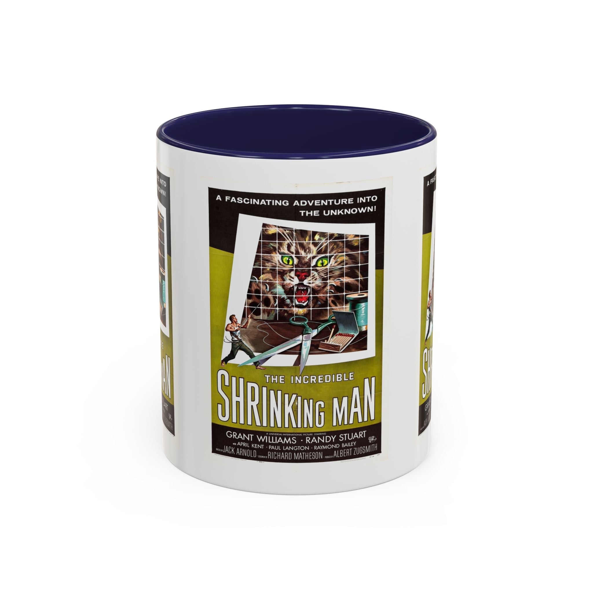Cult Classic Movie Poster Art Accent Coffee Mug (11, 15oz) - Incredible Shrinking Man 1957 - POPvault