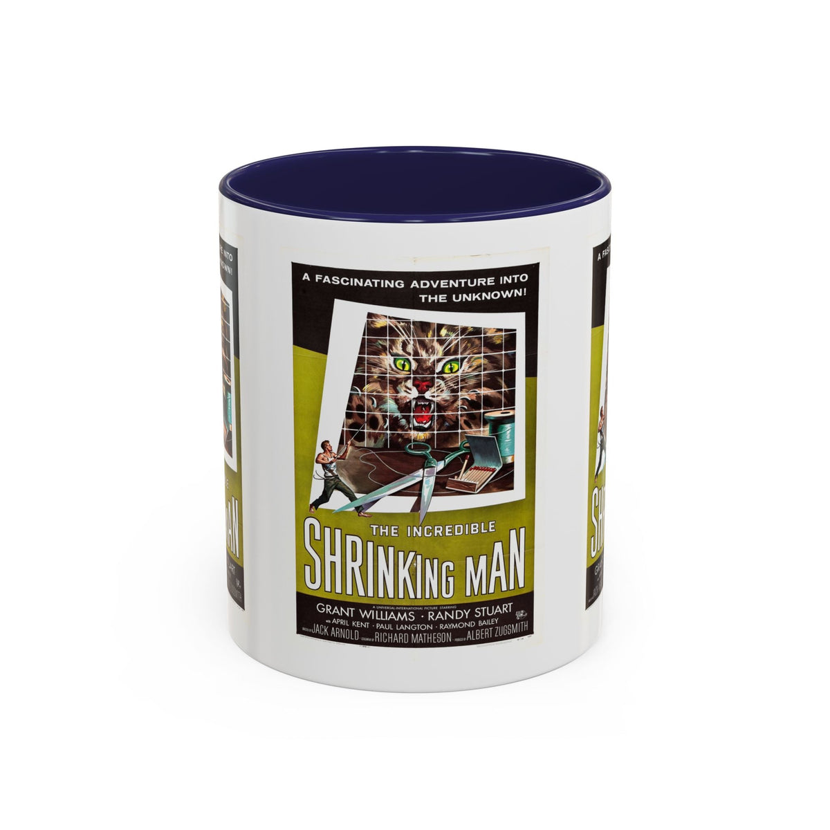 Cult Classic Movie Poster Art Accent Coffee Mug (11, 15oz) - Incredible Shrinking Man 1957 - Mug