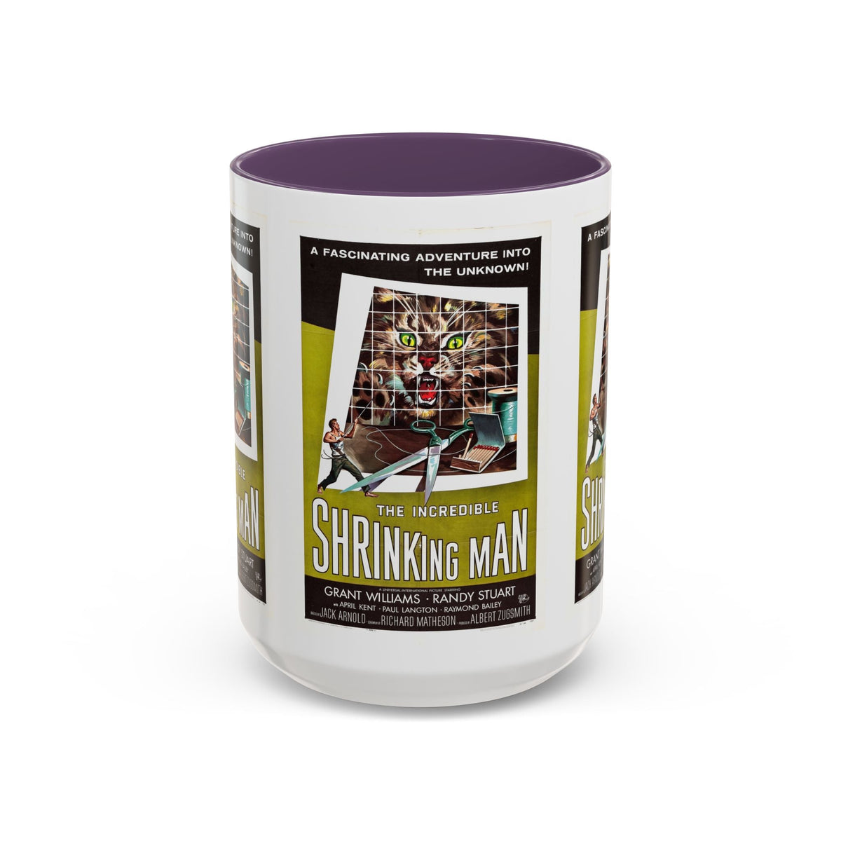 Cult Classic Movie Poster Art Accent Coffee Mug (11, 15oz) - Incredible Shrinking Man 1957 - Mug